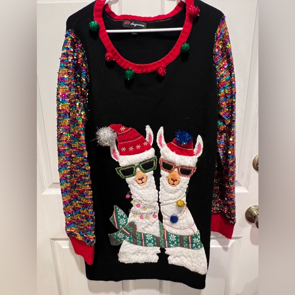 Ugly Christmas sweater dress